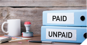 Paid or unpaid bills