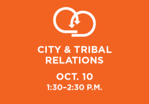 City and Tribal relations webinar icon
