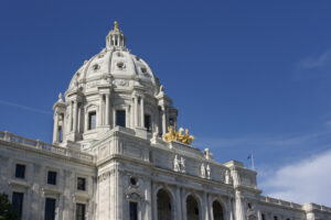 The Minnesota State Capitol is shown.