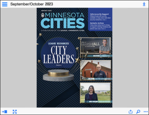 September - October issue of Minnesota Cities Magazine epublication