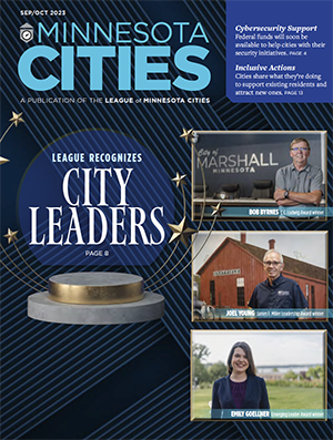 Cover of the September - October issue of Minnesota Cities Magazine