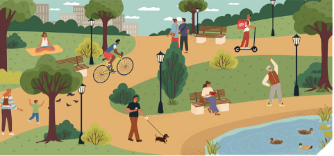 bike and walk trails