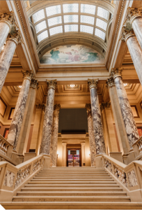 State Capitol stairway