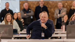 LMCIT Administrator Dan Greensweig honored for his AGRiP Leadership Award at the February LMC board meeting.