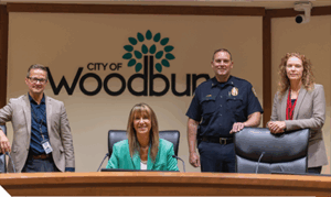 Civic leaders of Woodbury.
