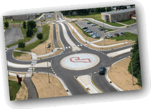 A road project in Jordan, MN.