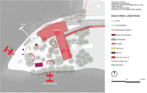 Map of Beach Park, Lindstrom