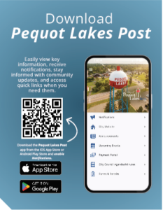 Pequot Lakes Post phone app.