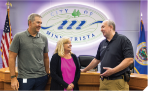 Three Minnetrista employees.